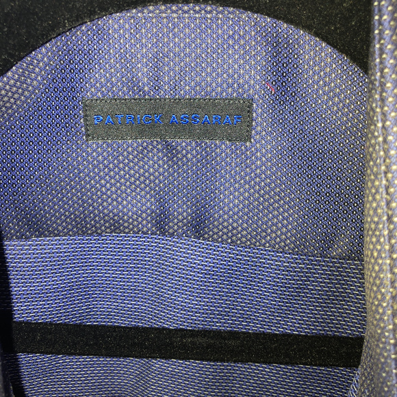 Patrick Assaraf Mens Dress Shirt - Picture 2 of 2